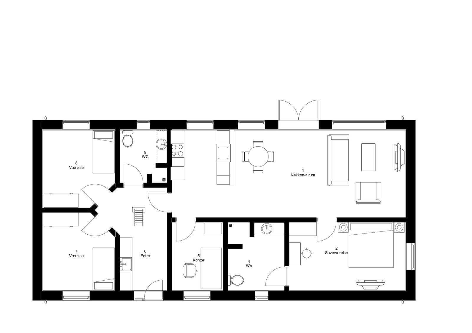 Stueplan for Tessebøllevej, Herfølge